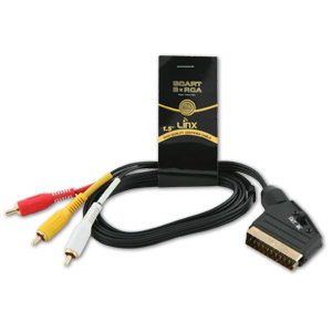 SCART-3xRCA Audio/Video Cable